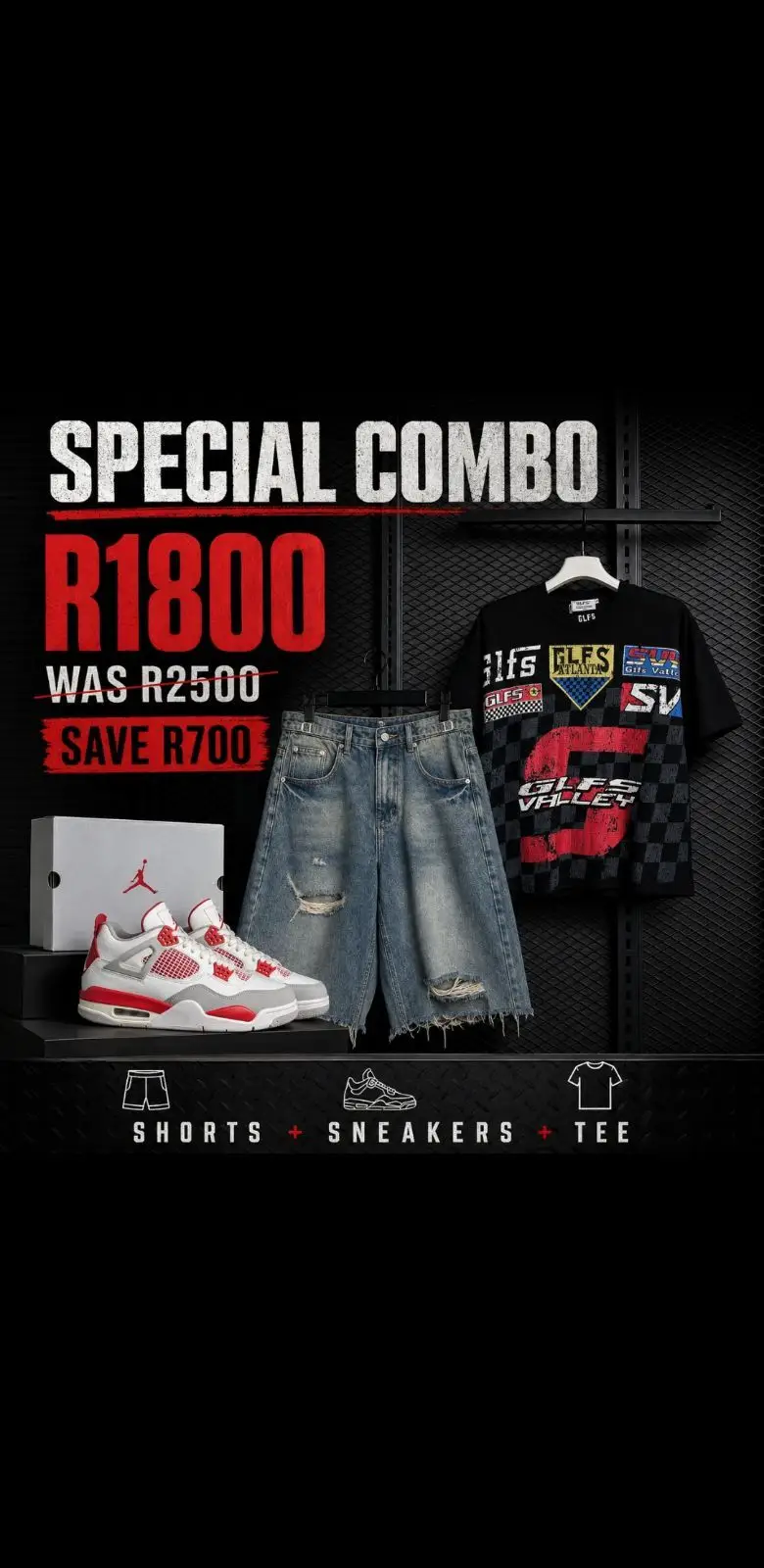 Air Jordan Sneakers White and Red