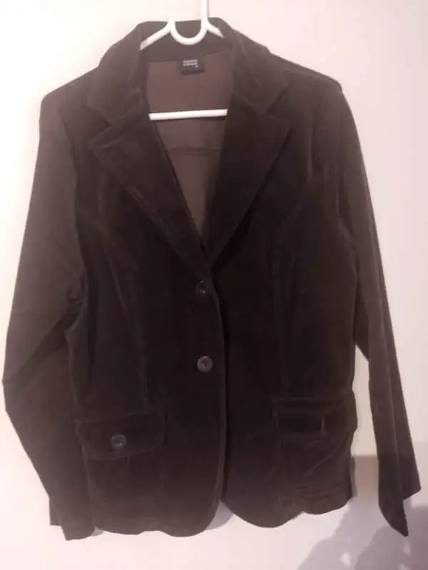 Truworths Fashion Express Chocolate Brown Corduroy Blazer -