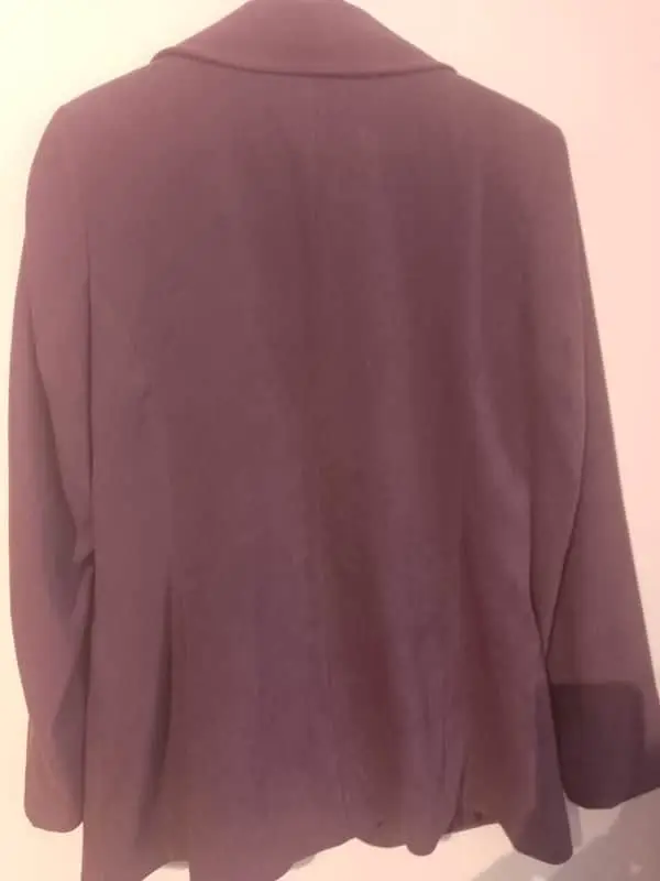 Fashion Express Chocolate Brown Corduroy Blazer -