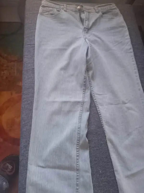 👖 Y2K Insync Original Design Textured Light-Wash Jeans 👖