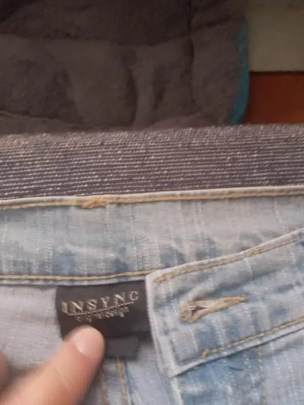 👖 Y2K Insync Original Design Textured Light-Wash Jeans 👖