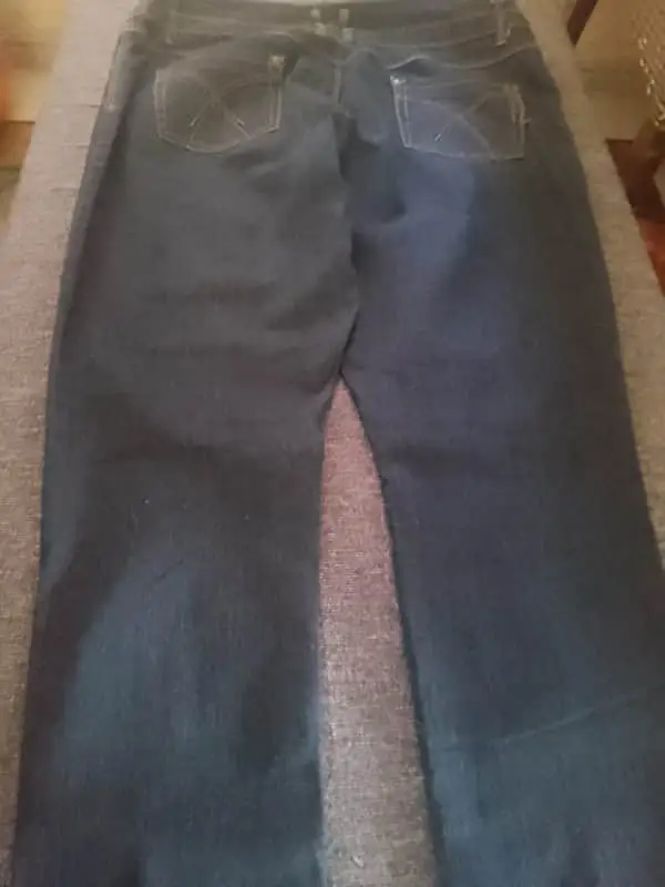 Network Dark-Wash Skinny Jeans (Triple Button Closure) - Size 14/38