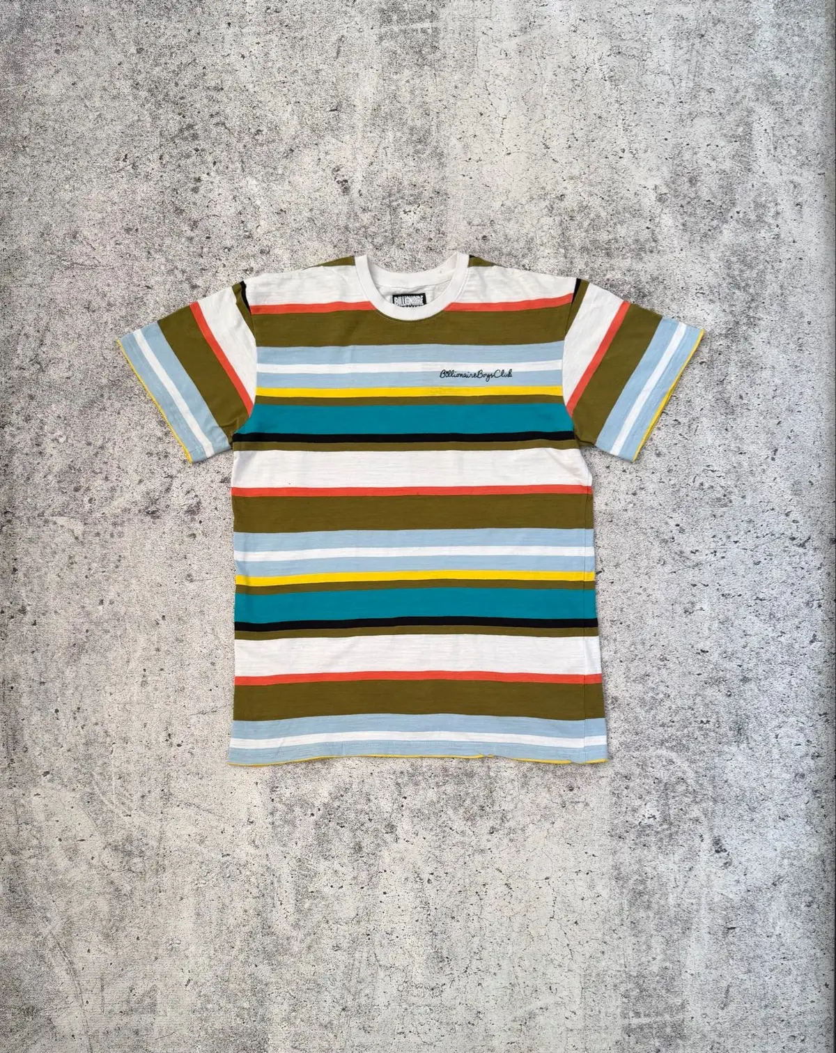 Bape Billionaire Boys Club Striped T-Shirt