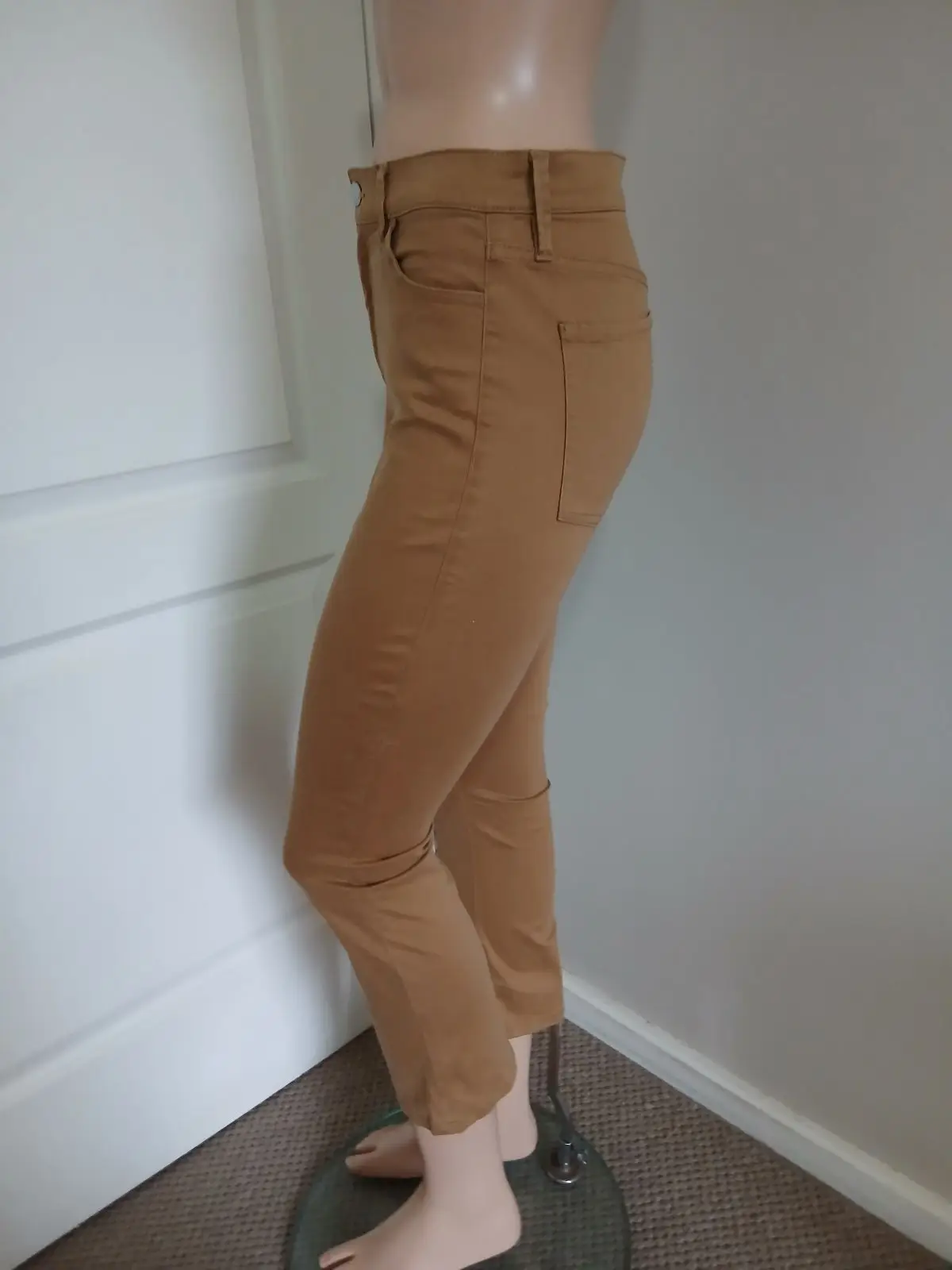 Country Road Tan Cropped Flare Jeans Size 8