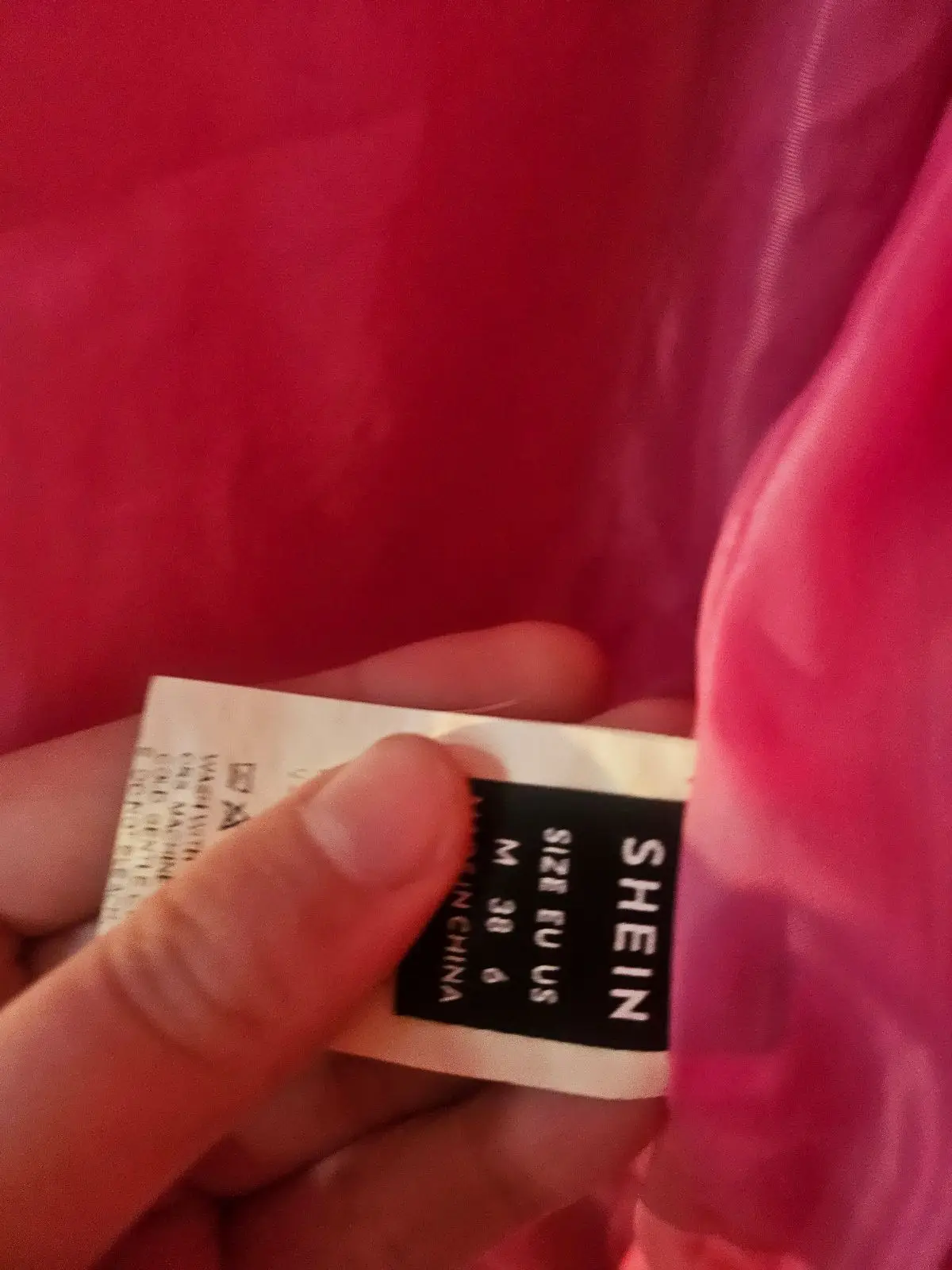 Shein Pink Quilted Jacket