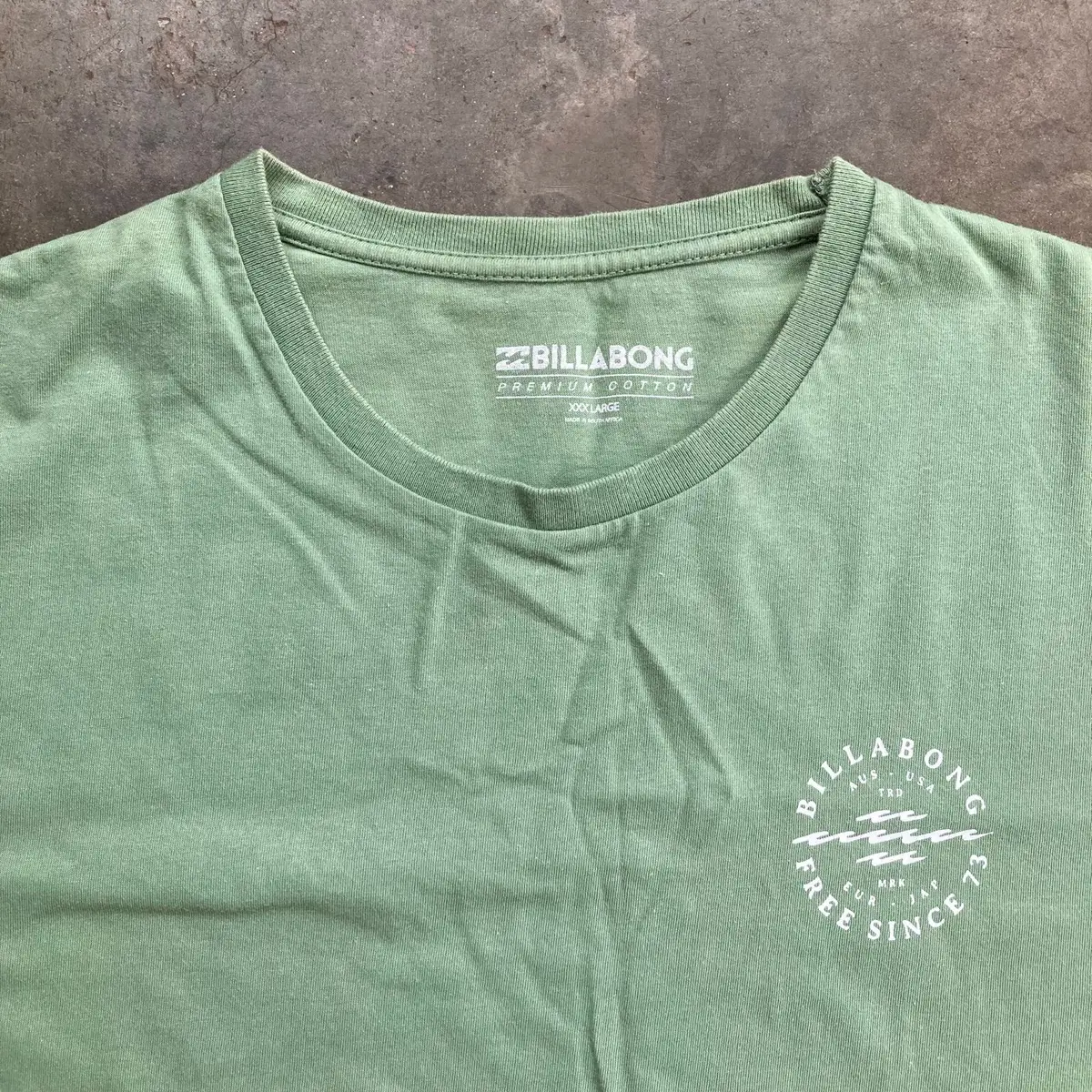 Billabong Green Graphic T-Shirt 3XL