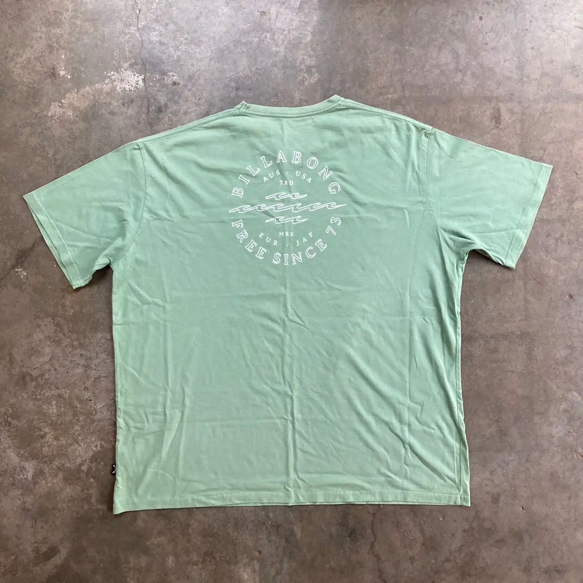 Billabong Green Graphic T-Shirt 3XL