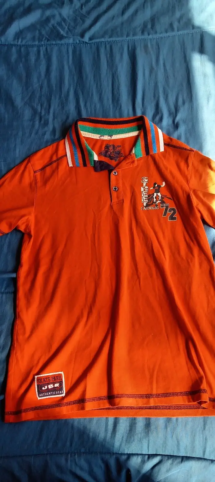 Ackermans Orange Skate Polo Shirt