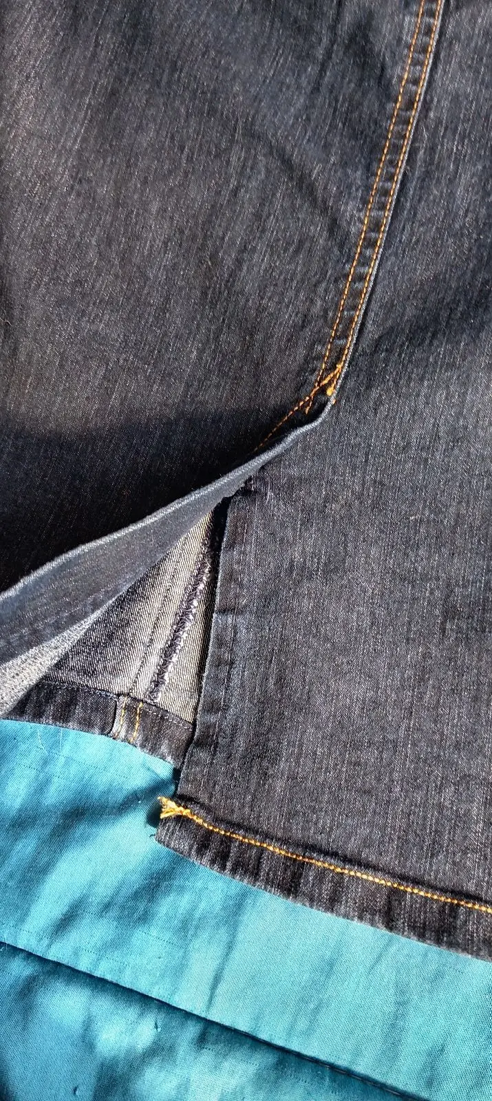Jonsson Dark Denim Midi Skirt