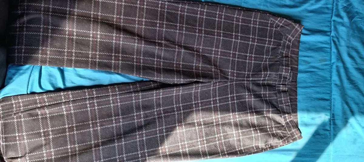 Miladys Plaid Pattern Trousers