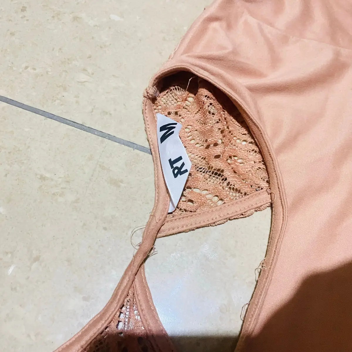 Mr Price Nude Lace Open Back Bodysuit