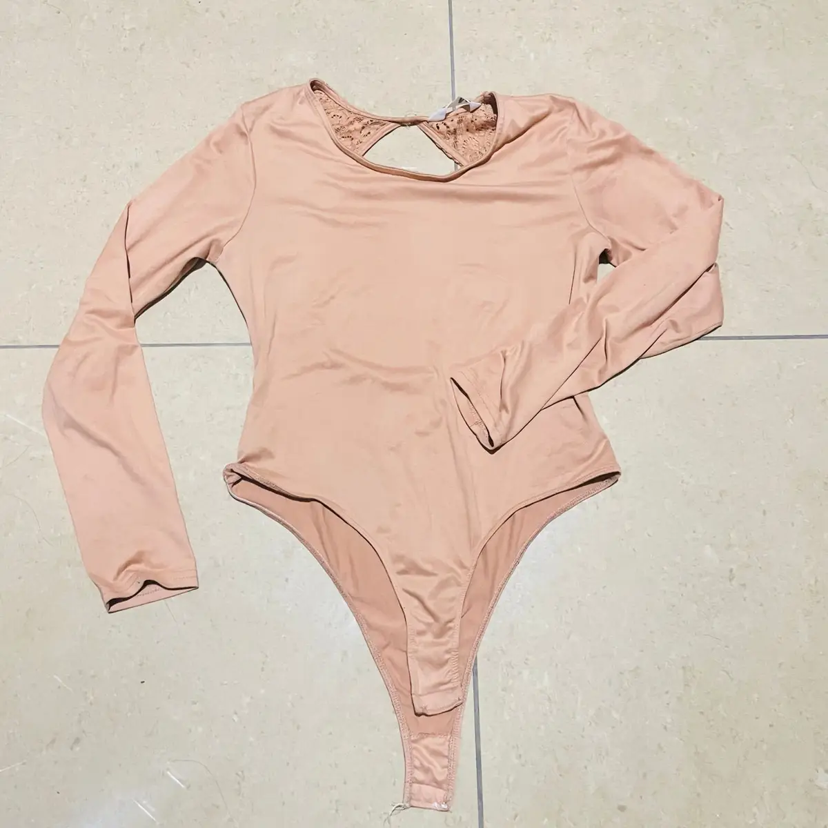 Mr Price Nude Lace Open Back Bodysuit