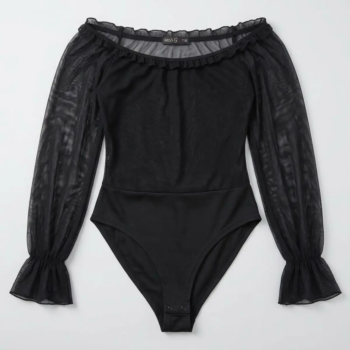 Legit Miss G Black Sheer Mesh Bodysuit