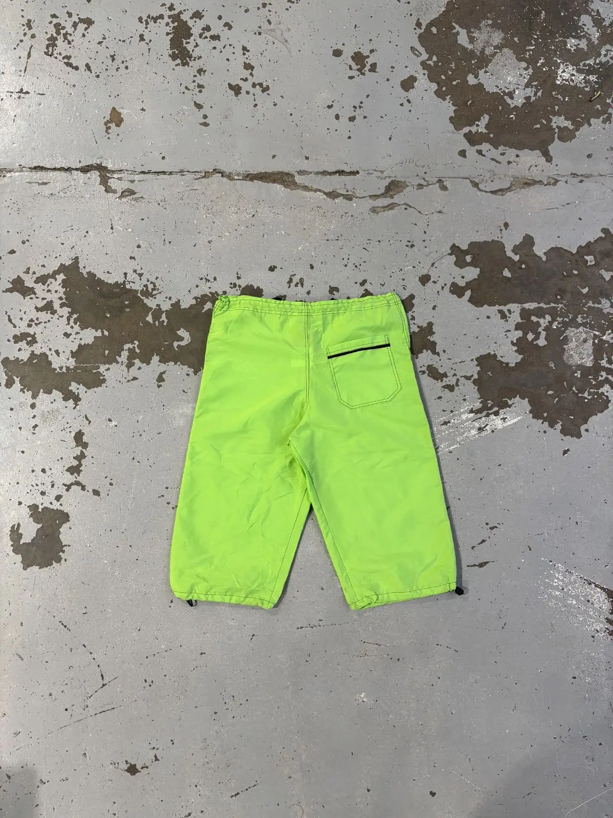 Diesel Neon Green Cargo Shorts