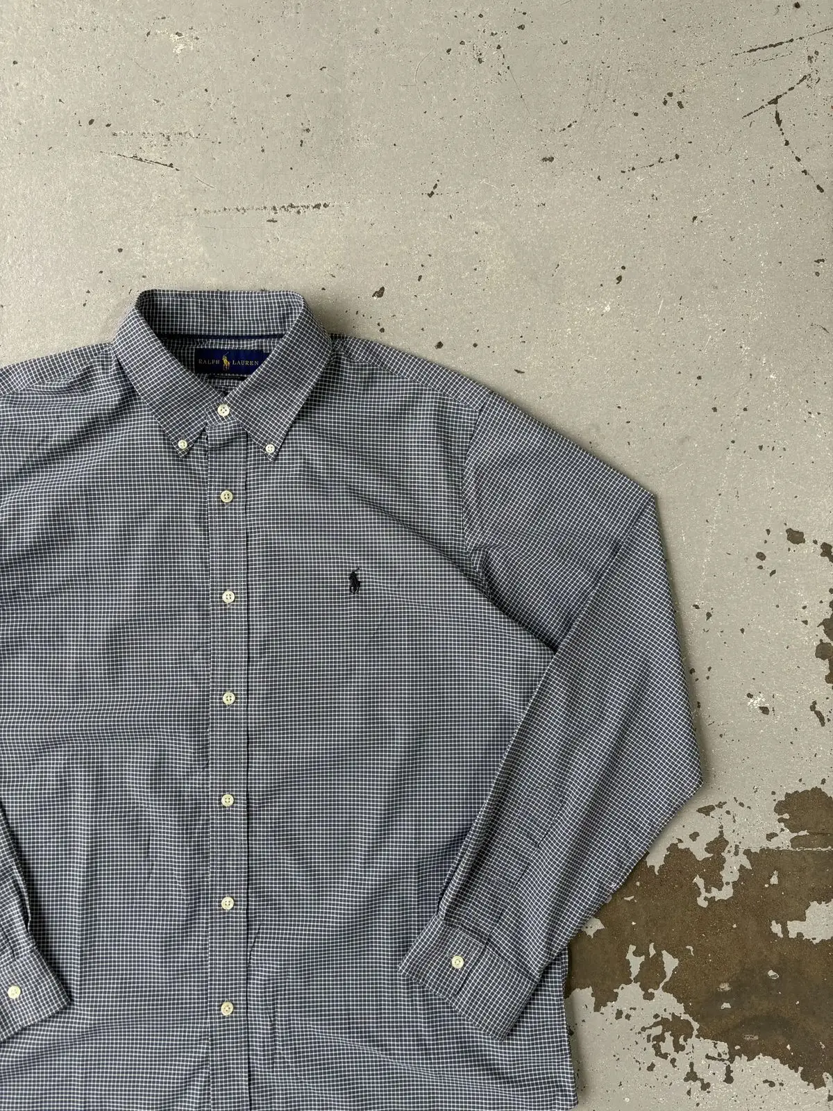 Ralph Lauren Checkered Long Sleeve Button-Down Shirt