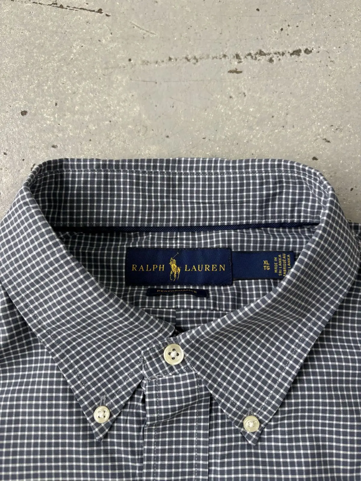Ralph Lauren Checkered Long Sleeve Button-Down Shirt