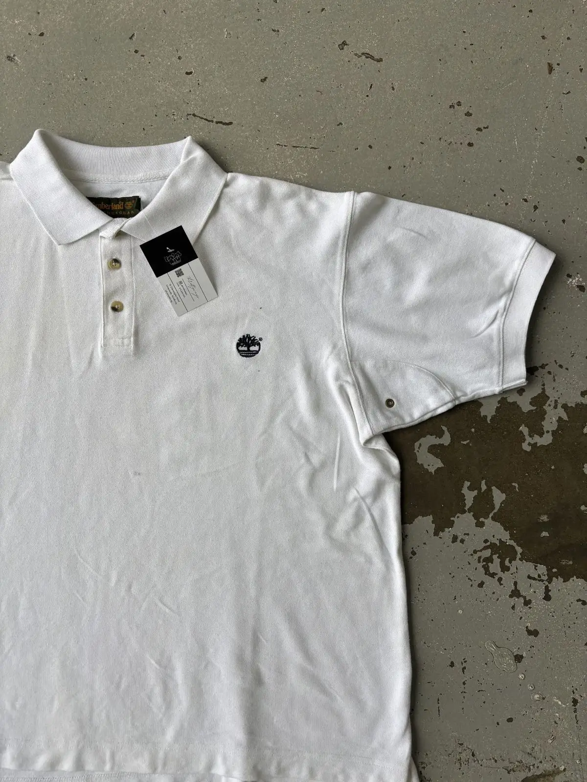 Timberland White Polo Shirt