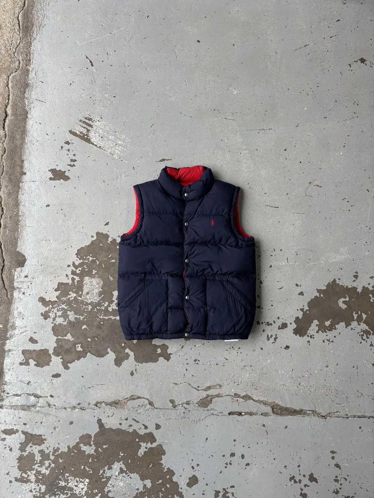 Ralph Lauren Red Puffer Vest