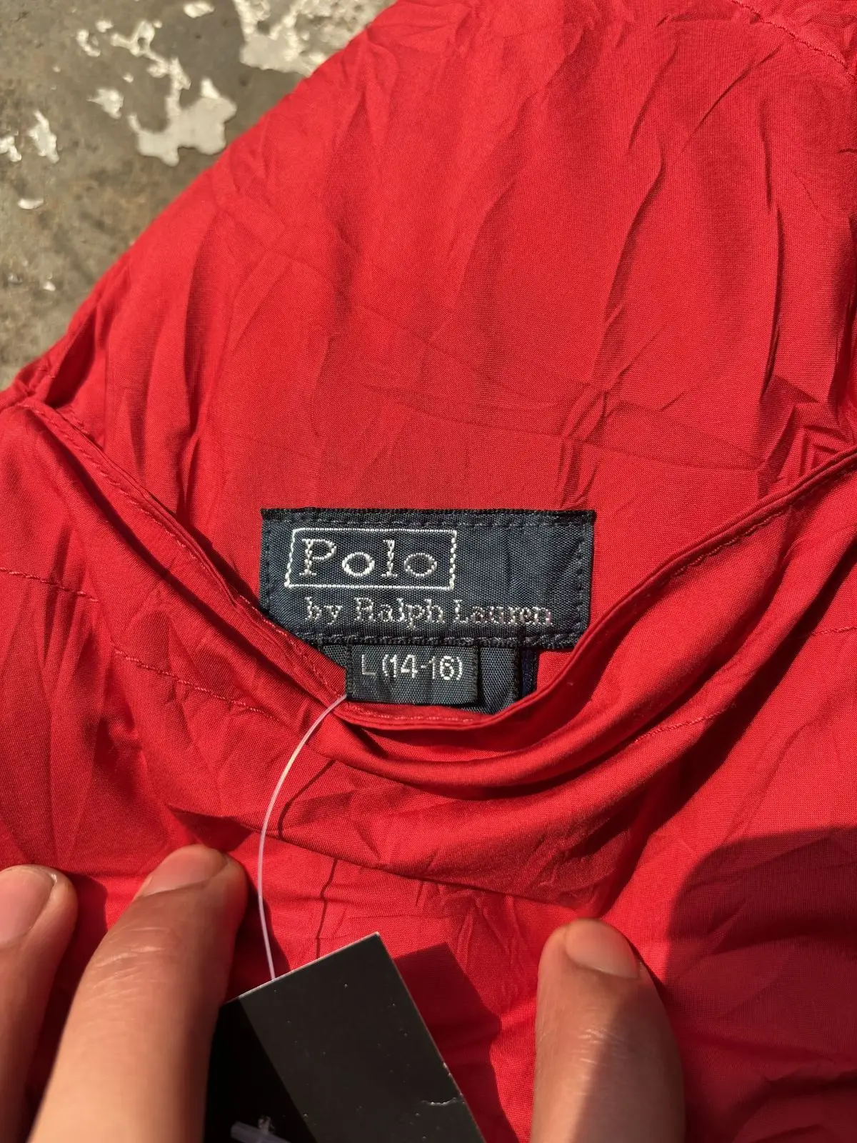 Ralph Lauren Red Puffer Vest