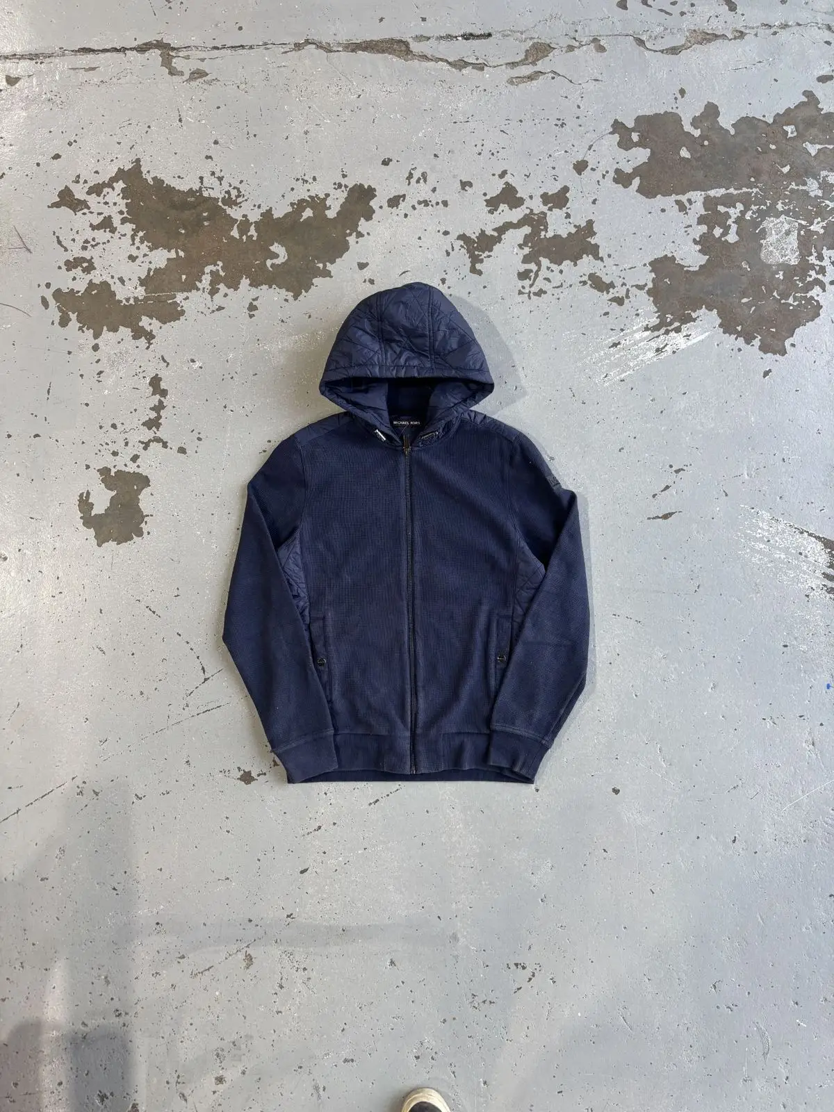 Michael Kors Navy Zip Hoodie