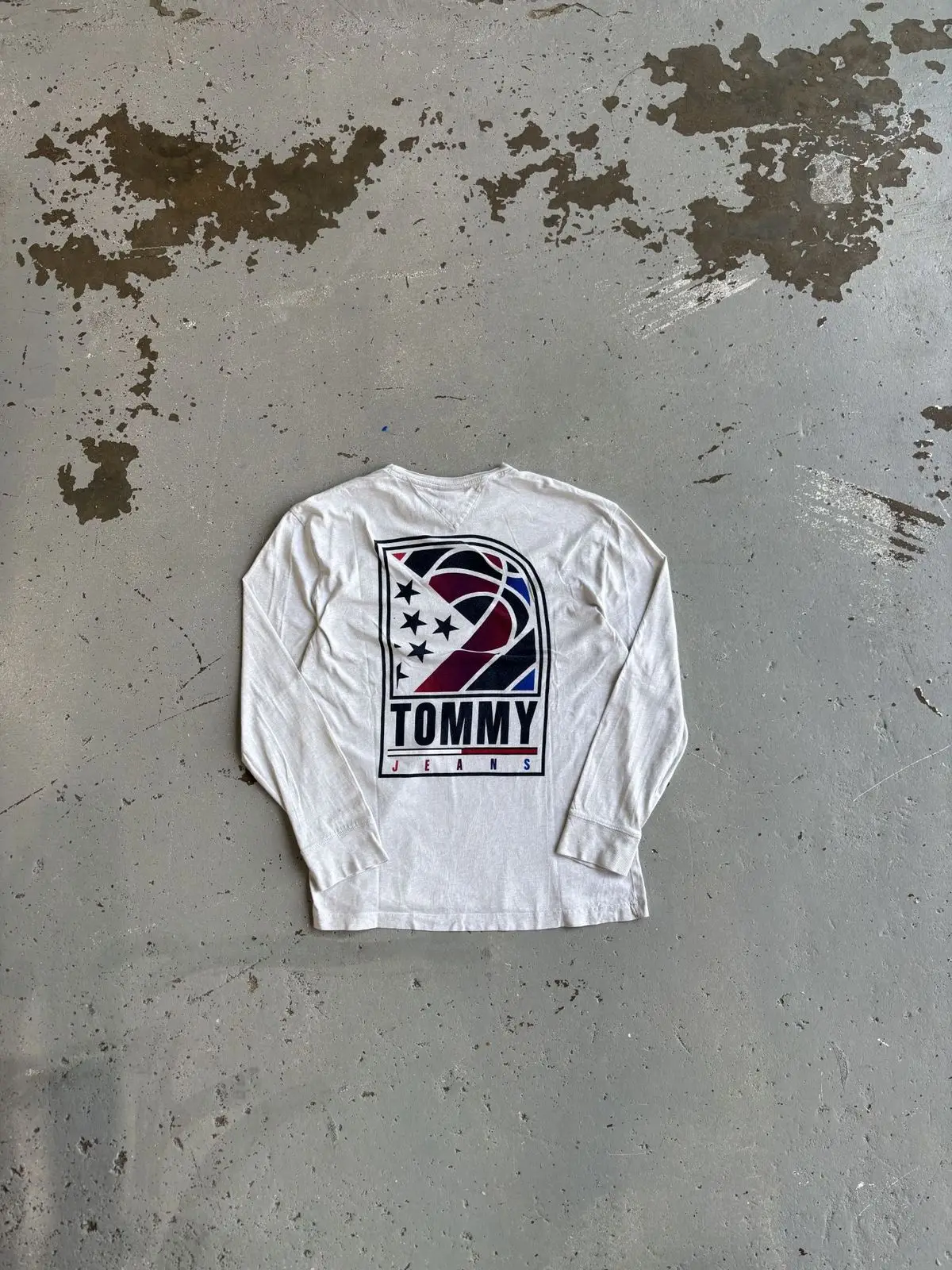 Tommy Jeans Long Sleeve T-Shirt Grey