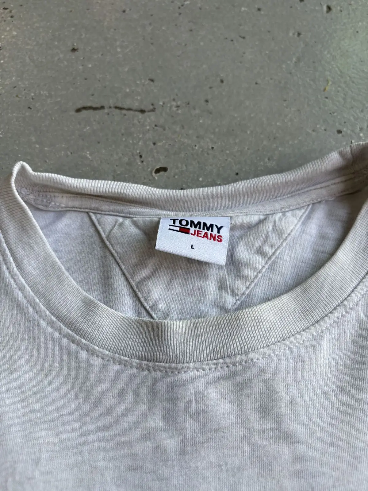 Tommy Jeans Long Sleeve T-Shirt Grey