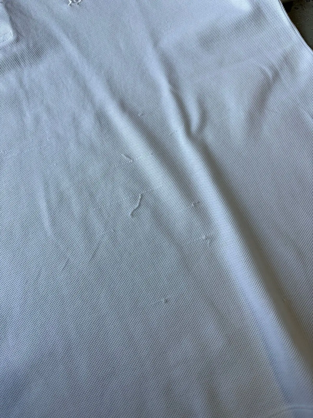 Burberry White Polo Shirt XL