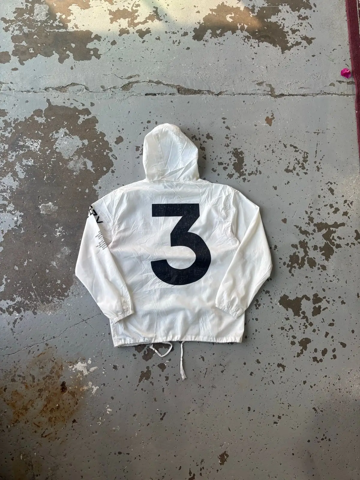 Adidas Yeezy White Windbreaker Jacket