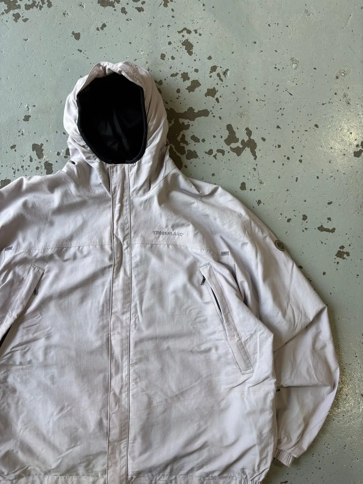 Timberland Light Grey Hooded Jacket