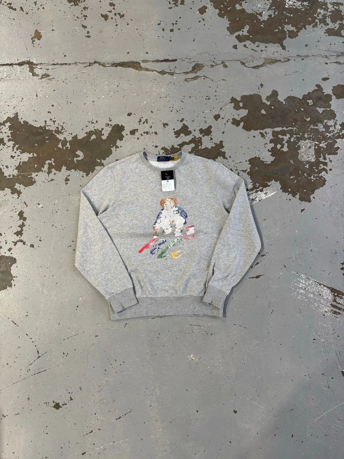 Ralph Lauren Polo Ralph Lauren Bear Graphic Sweatshirt Grey