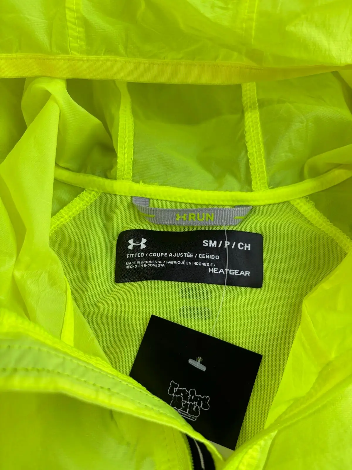 Under Armour Neon Yellow Windbreaker Jacket
