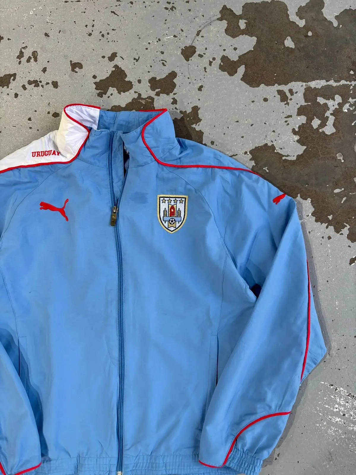 Puma Uruguay Track Jacket Light Blue