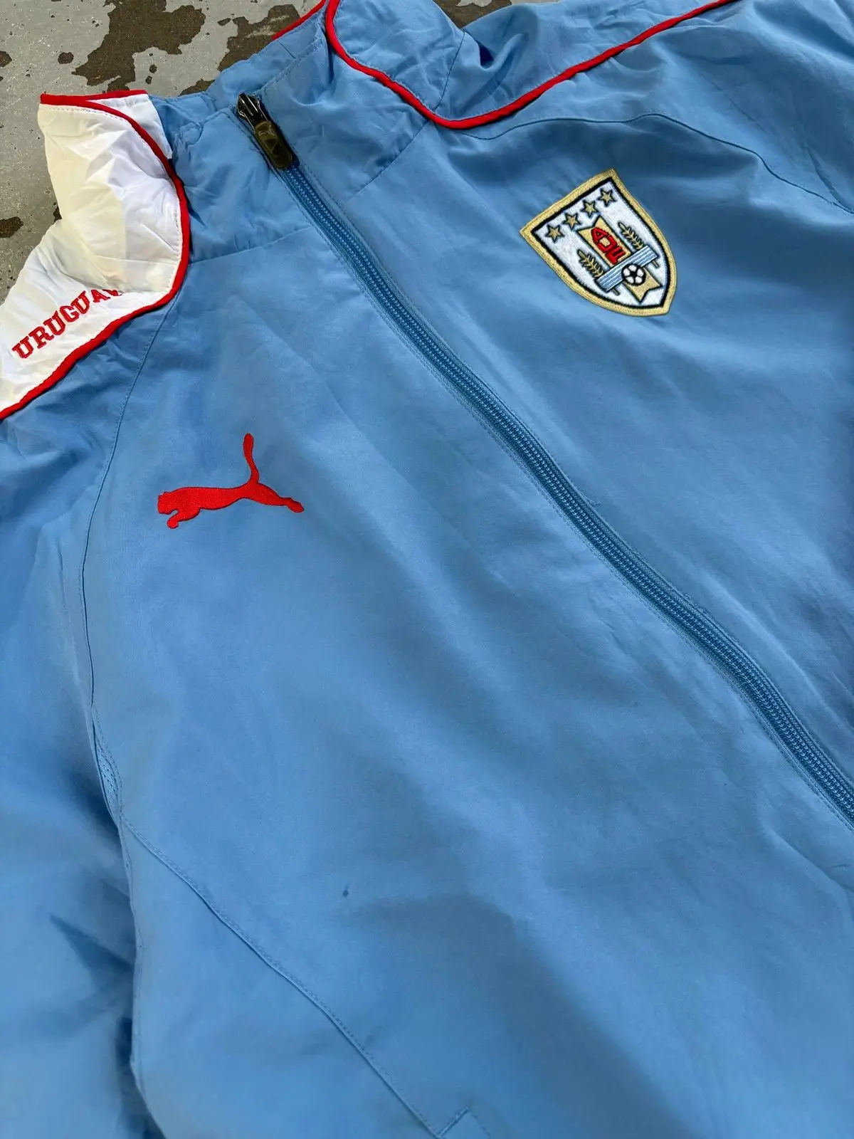 Puma Uruguay Track Jacket Light Blue
