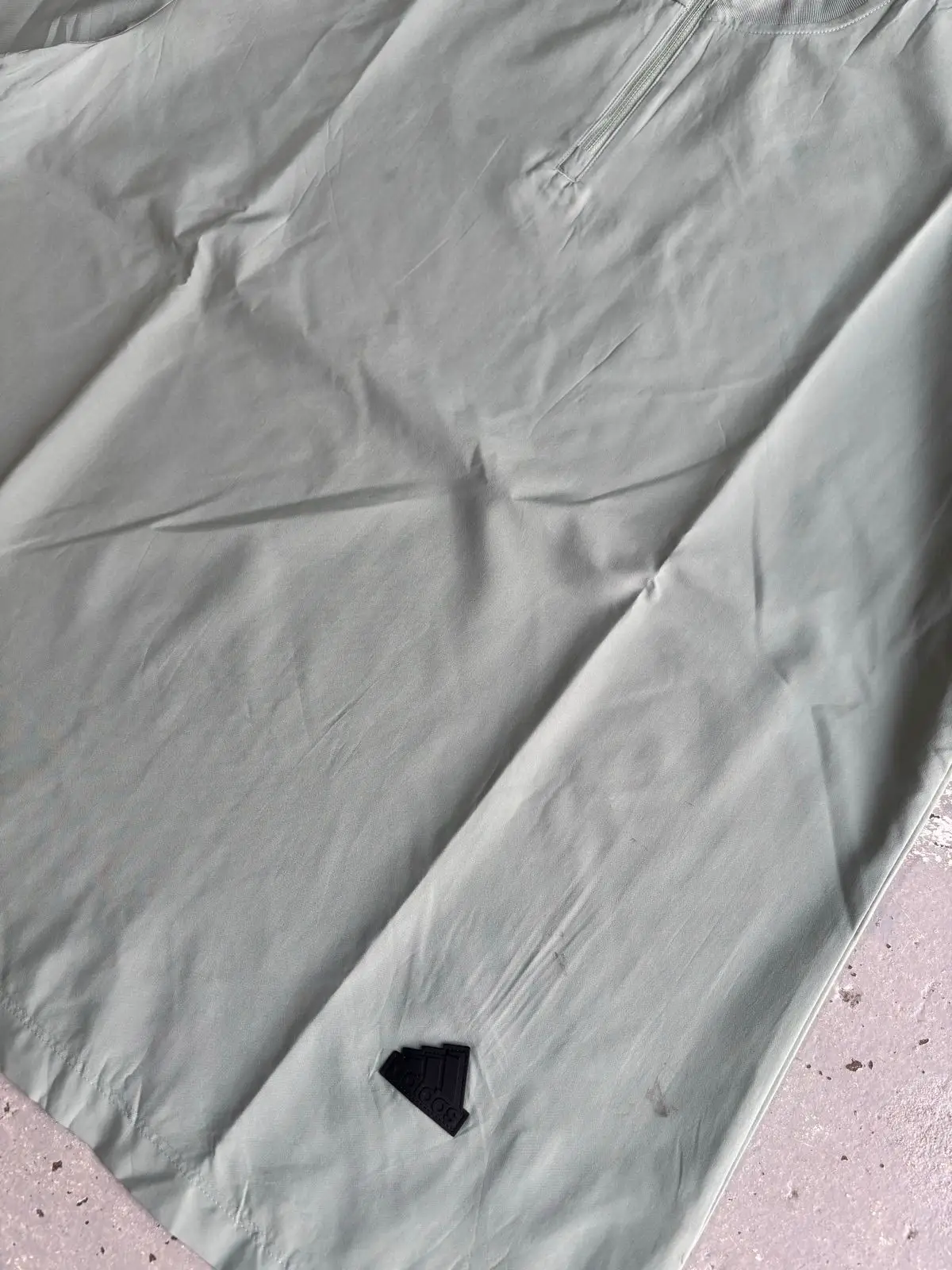 Adidas Sage Green Short-Sleeve Top
