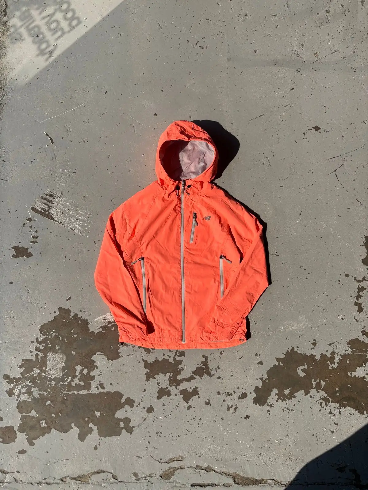 New Balance Orange Windbreaker Jacket