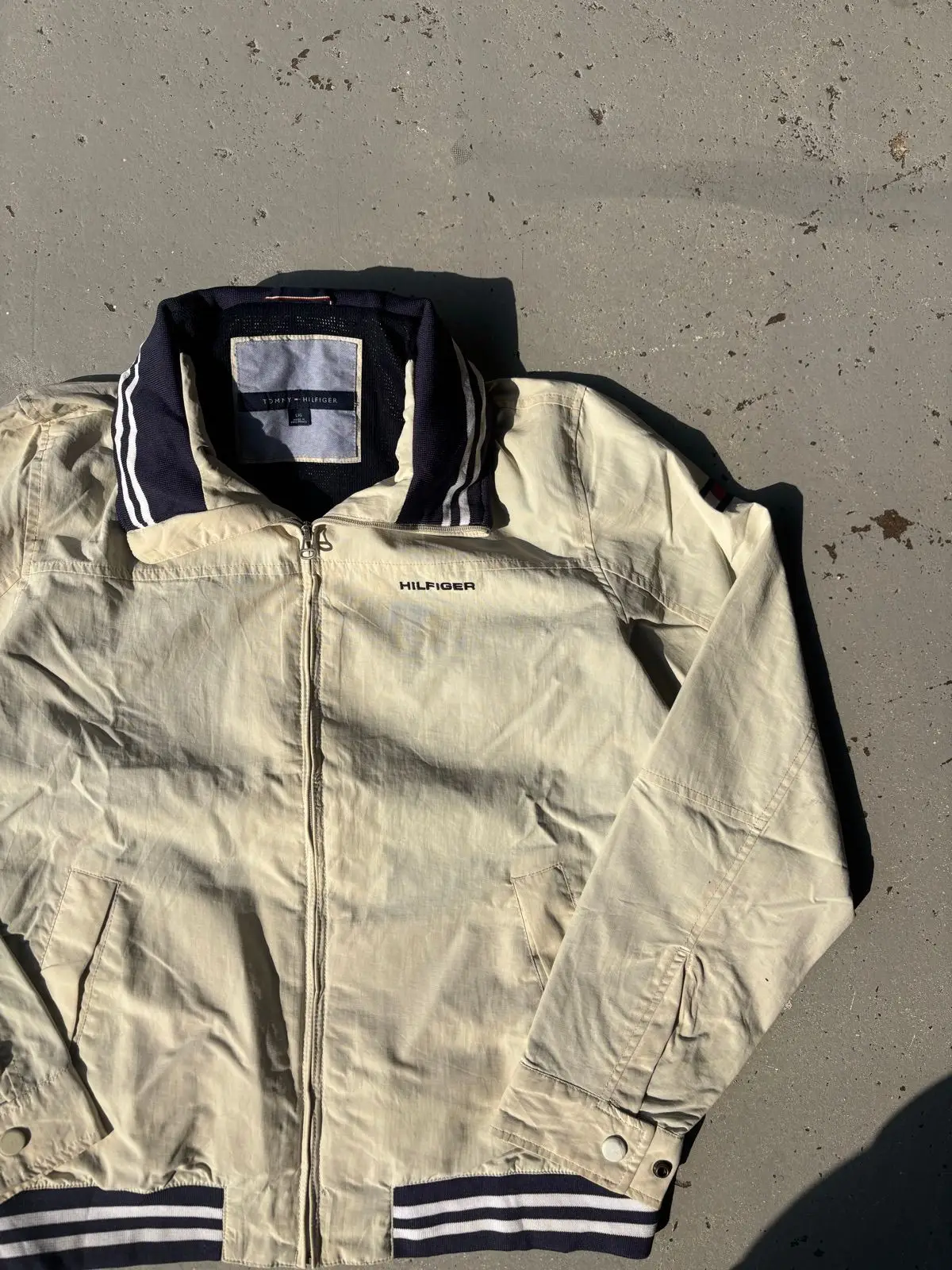 Tommy Hilfiger Cream Zip Jacket