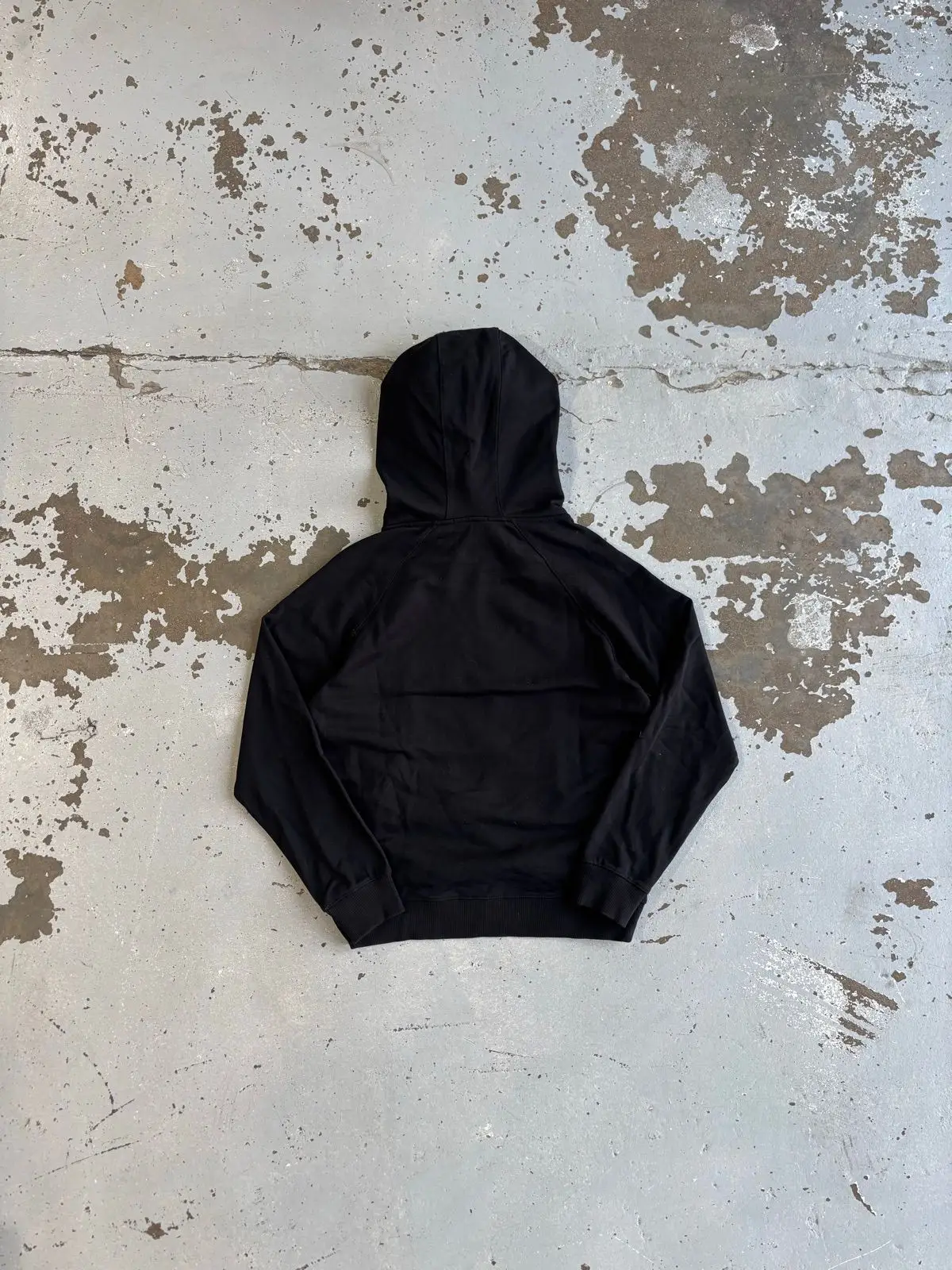 Prada Black Quarter Zip Hoodie with Front Pocket