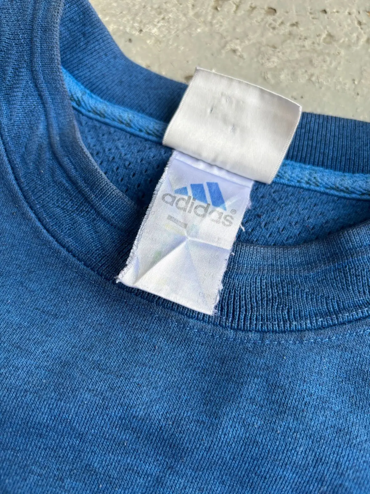 Vintage Adidas Blue Crewneck Sweatshirt