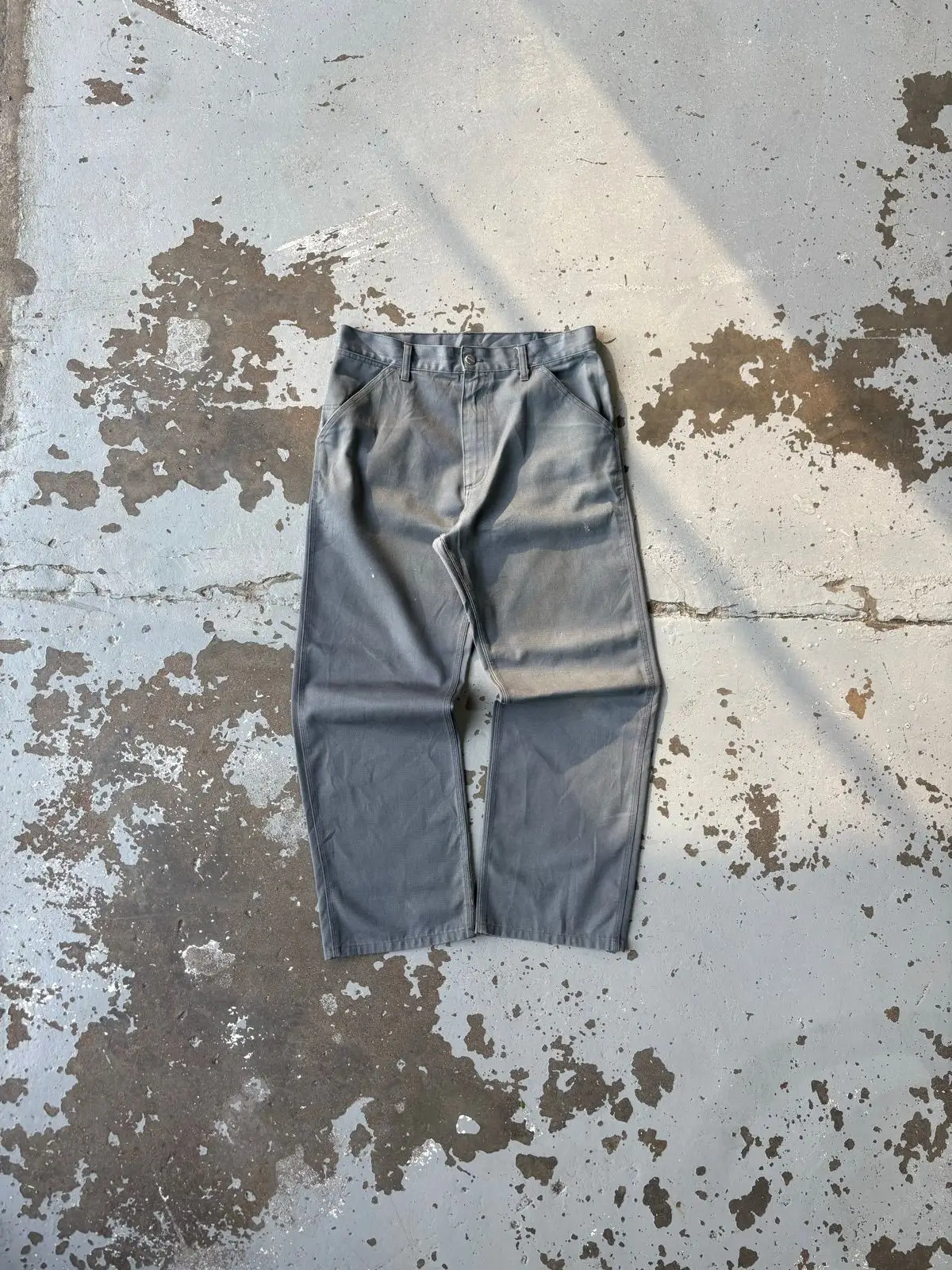 Carhartt Grey Double Knee Work Pants