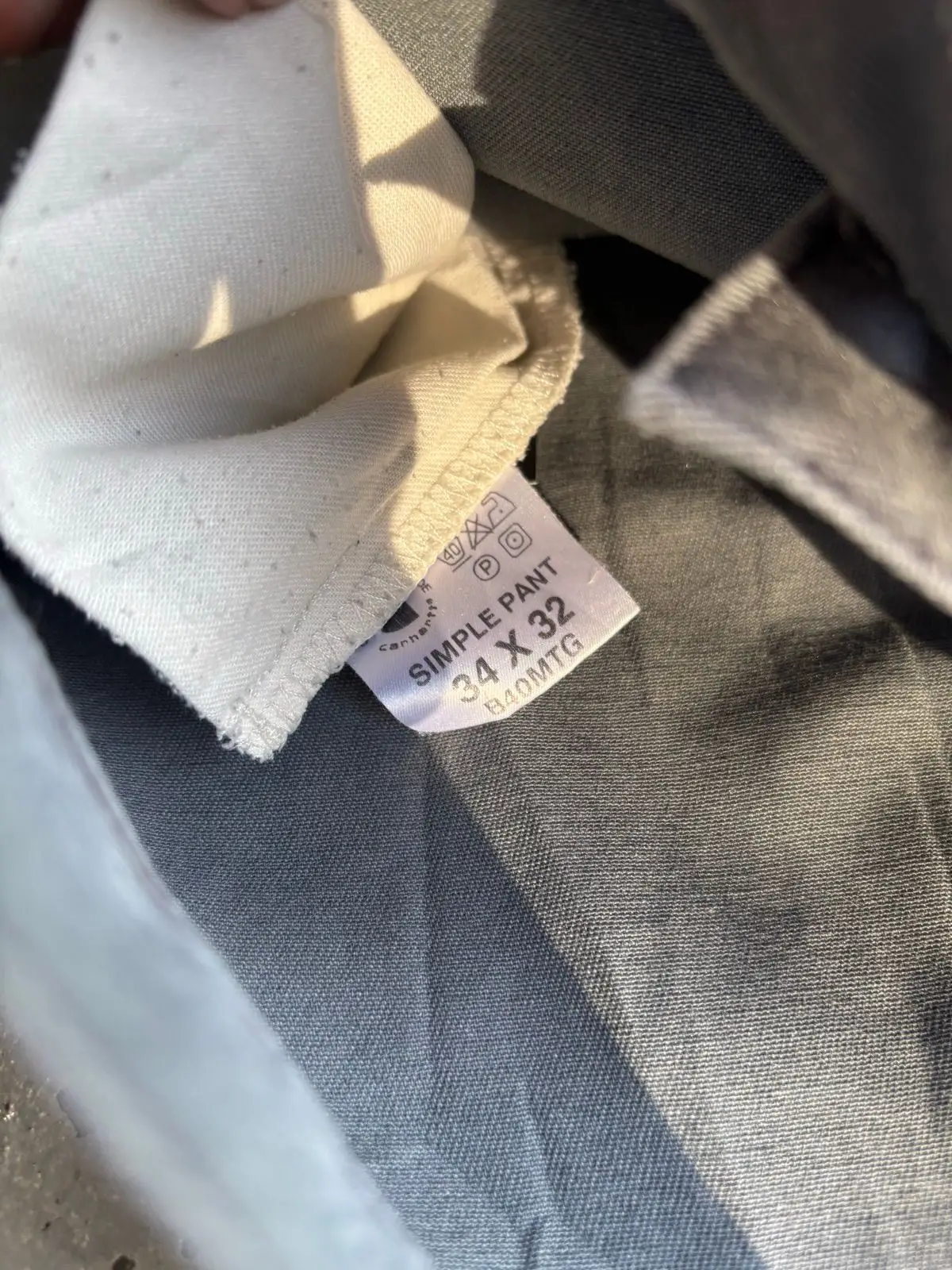 Carhartt Grey Double Knee Work Pants