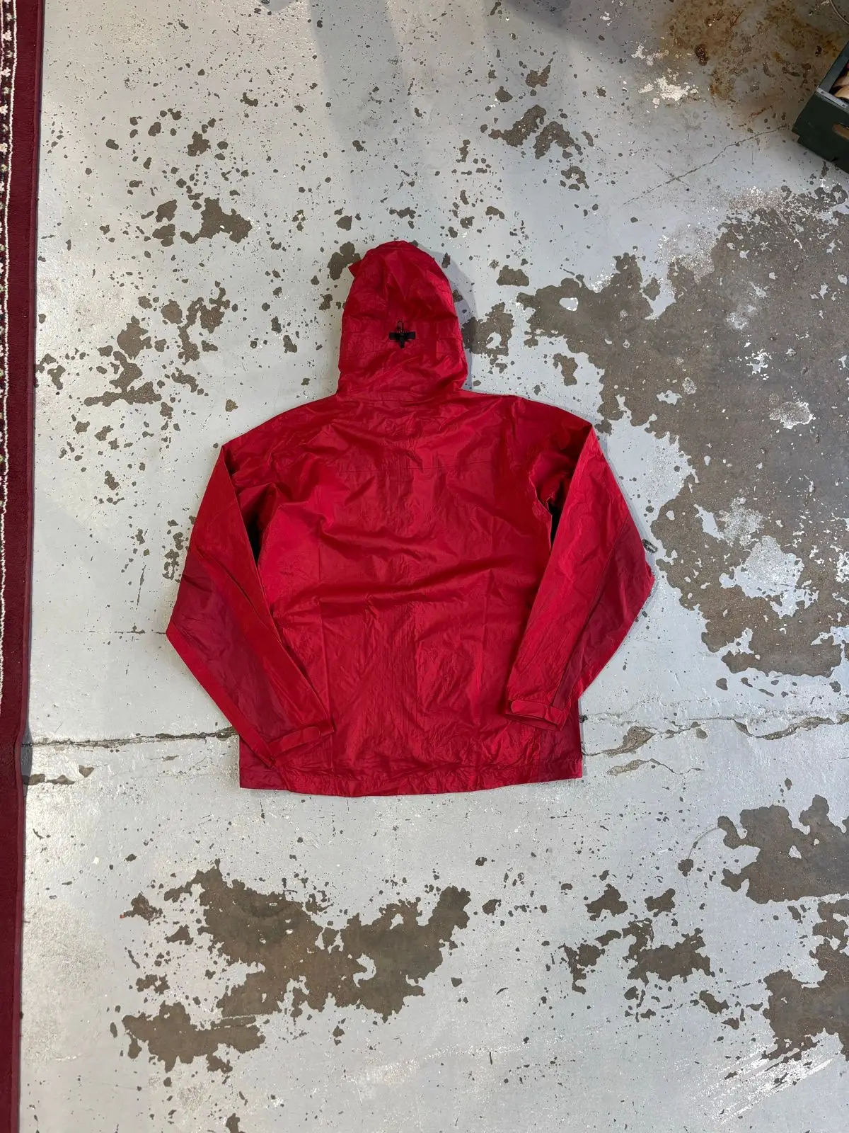 Patagonia Red Waterproof Hooded Jacket