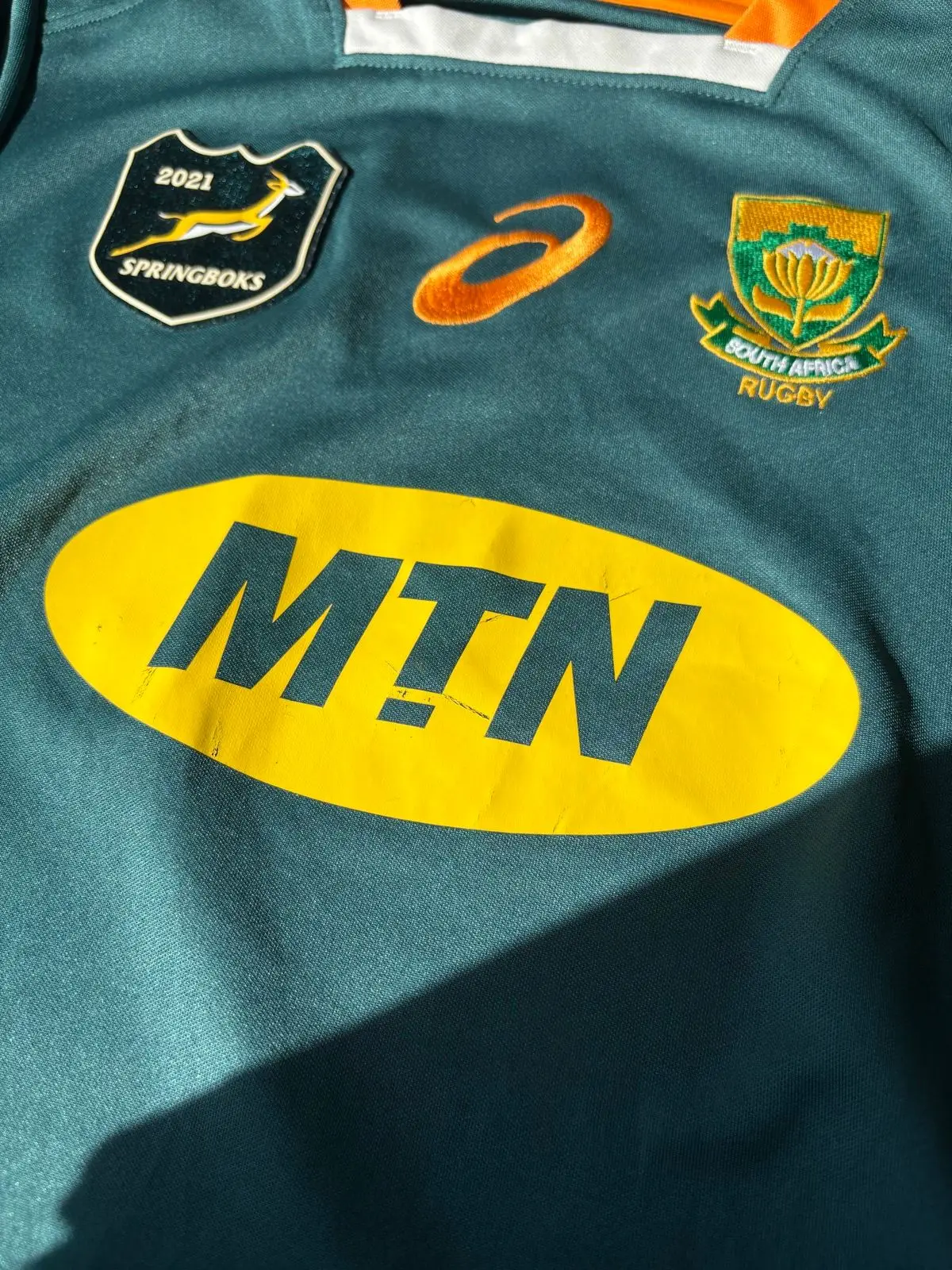 Springboks 2021 Asics Rugby Jersey