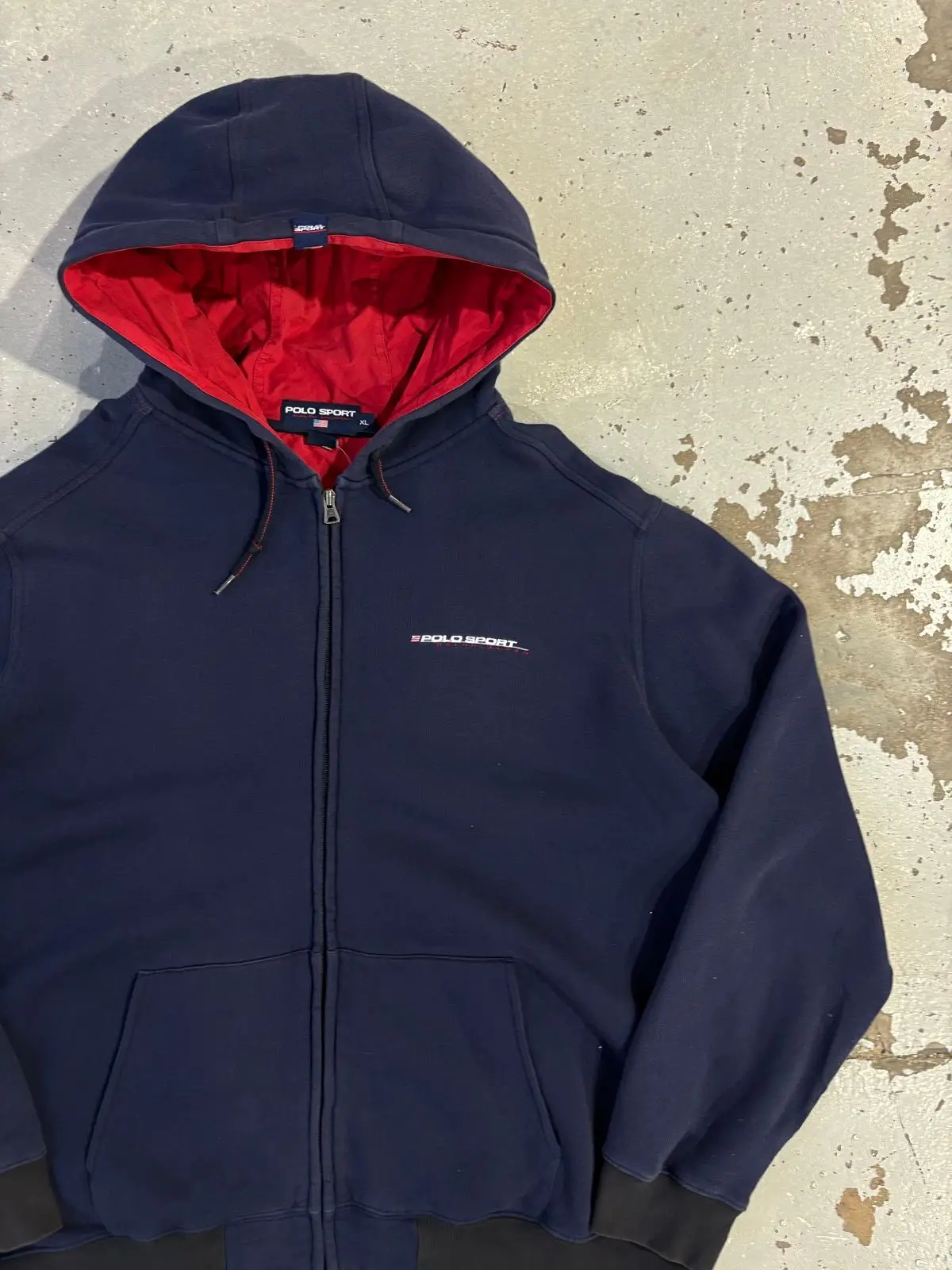 Ralph Lauren Polo Sport Navy Zip Hoodie