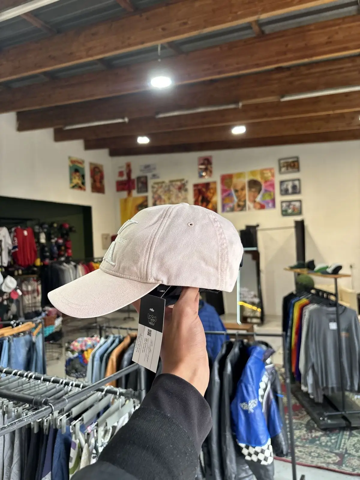 Calvin Klein Jeans Beige Baseball Cap