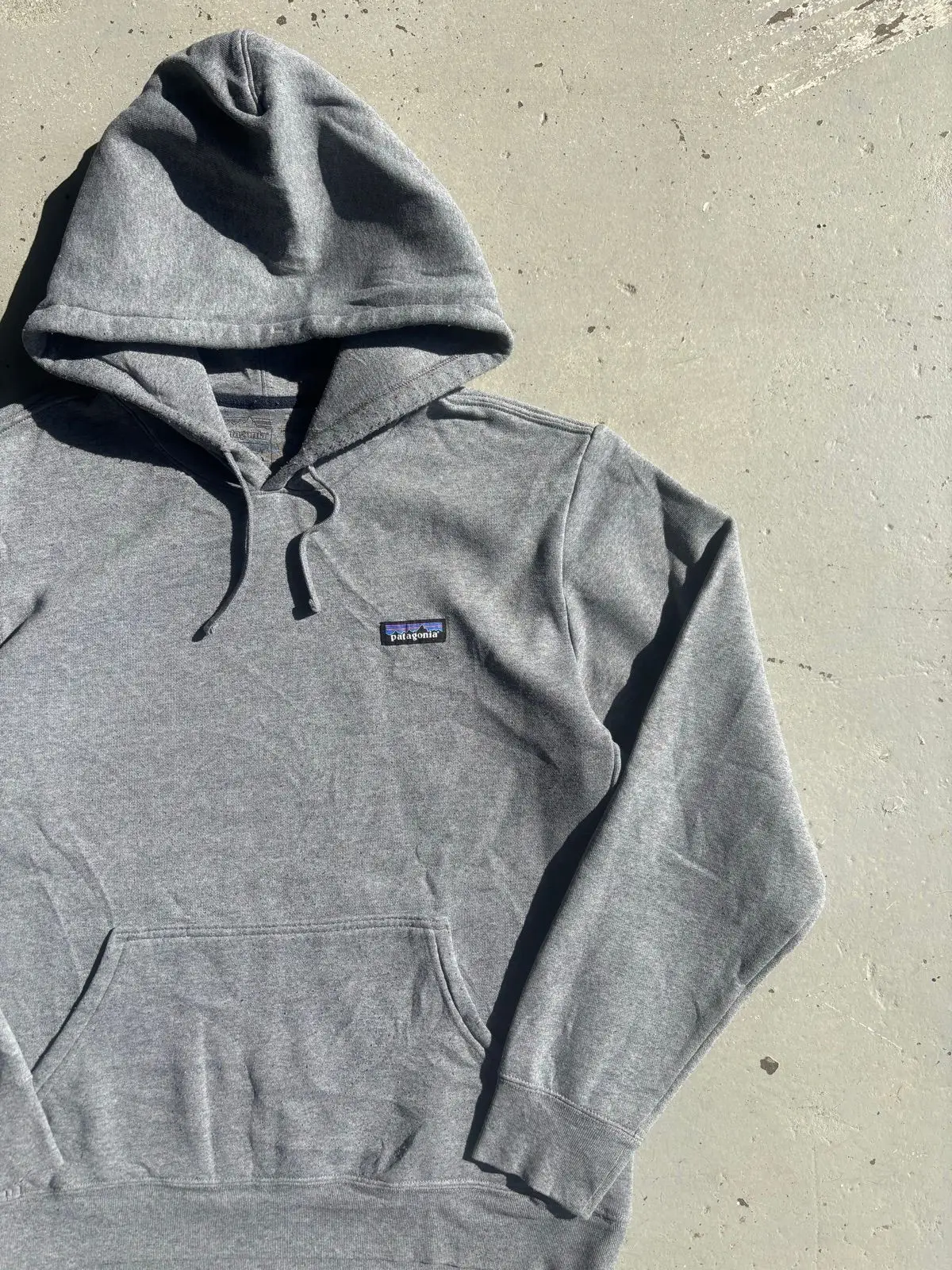 Patagonia Grey Hooded Sweatshirt
