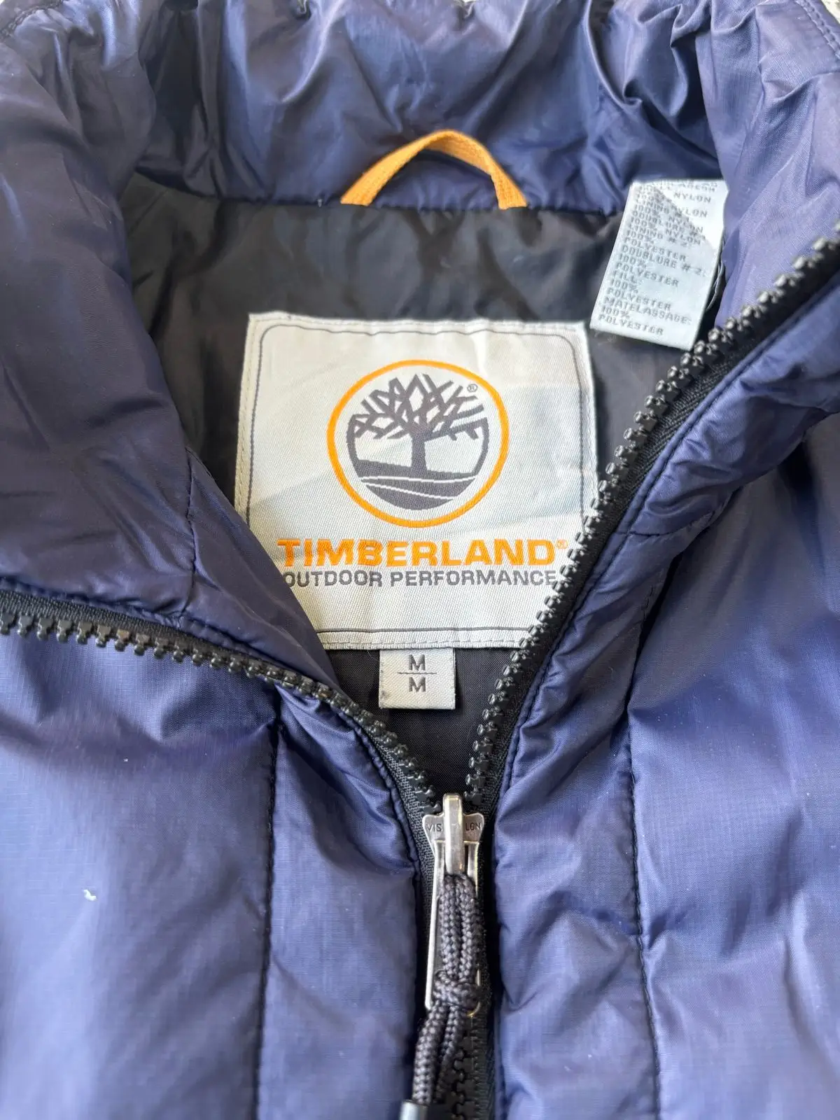 Timberland Navy Quilted Puffer Jacket