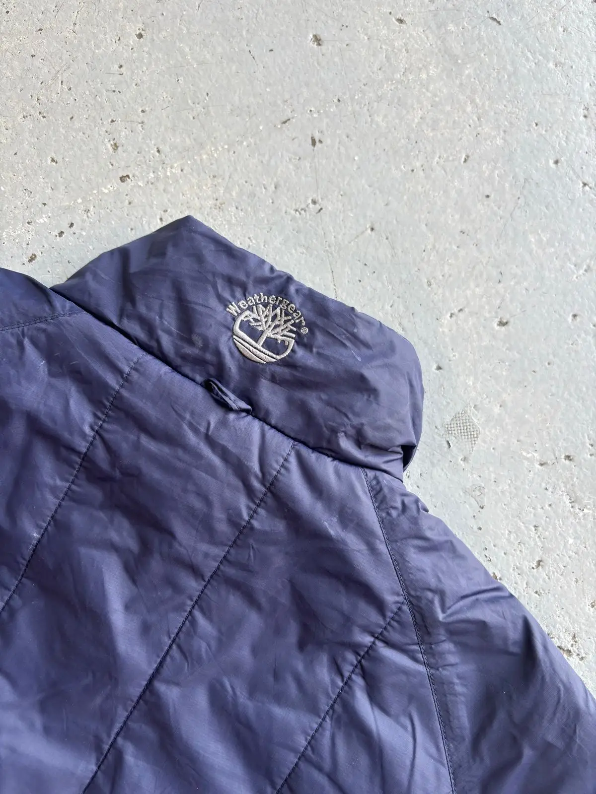Timberland Navy Quilted Puffer Jacket