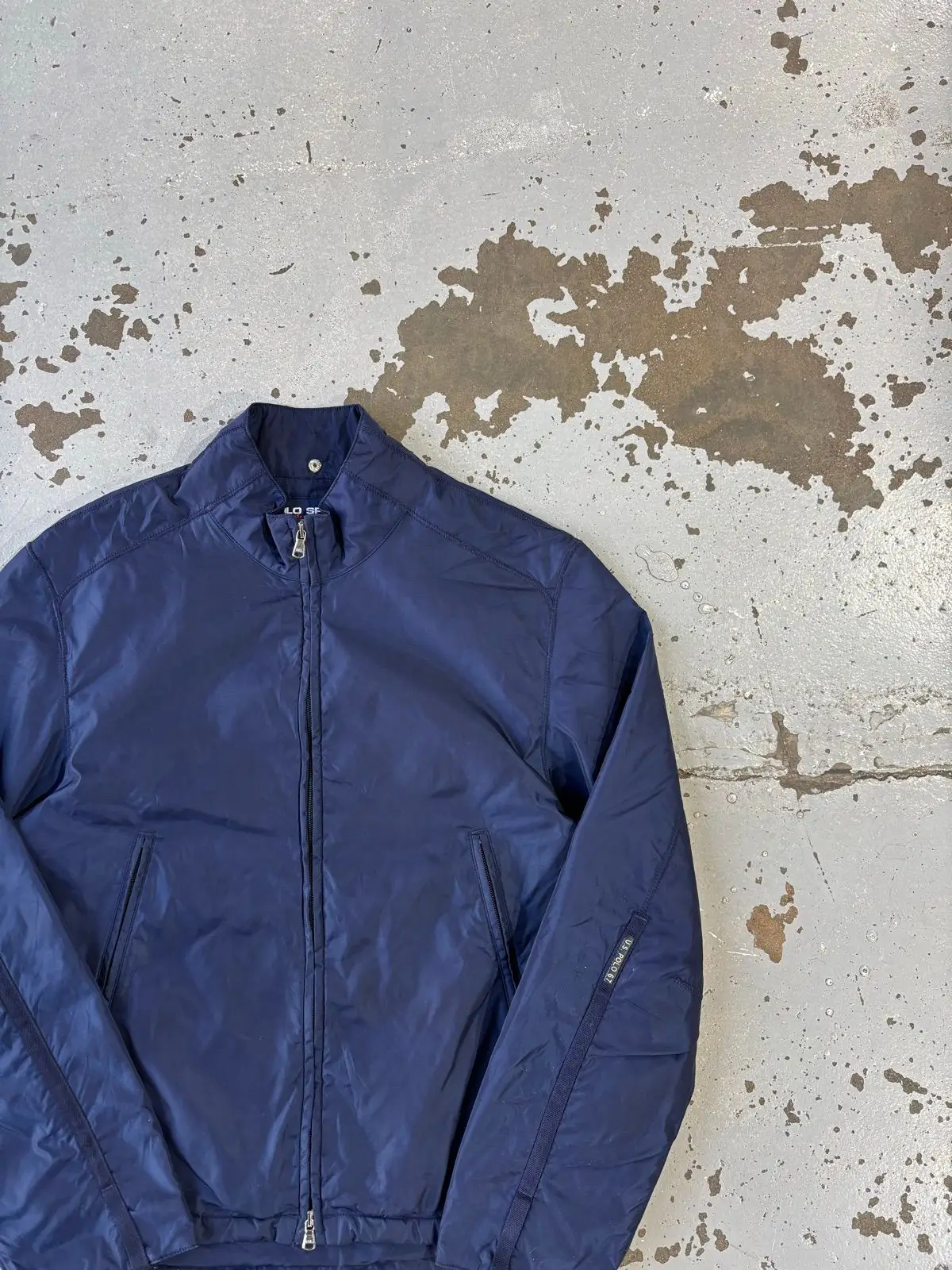 US Polo Assn Navy Zip Jacket