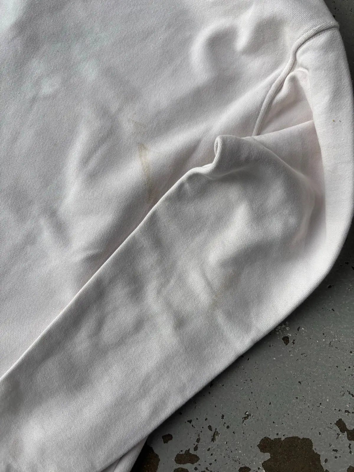 Burberry White Hoodie with Logo Patch