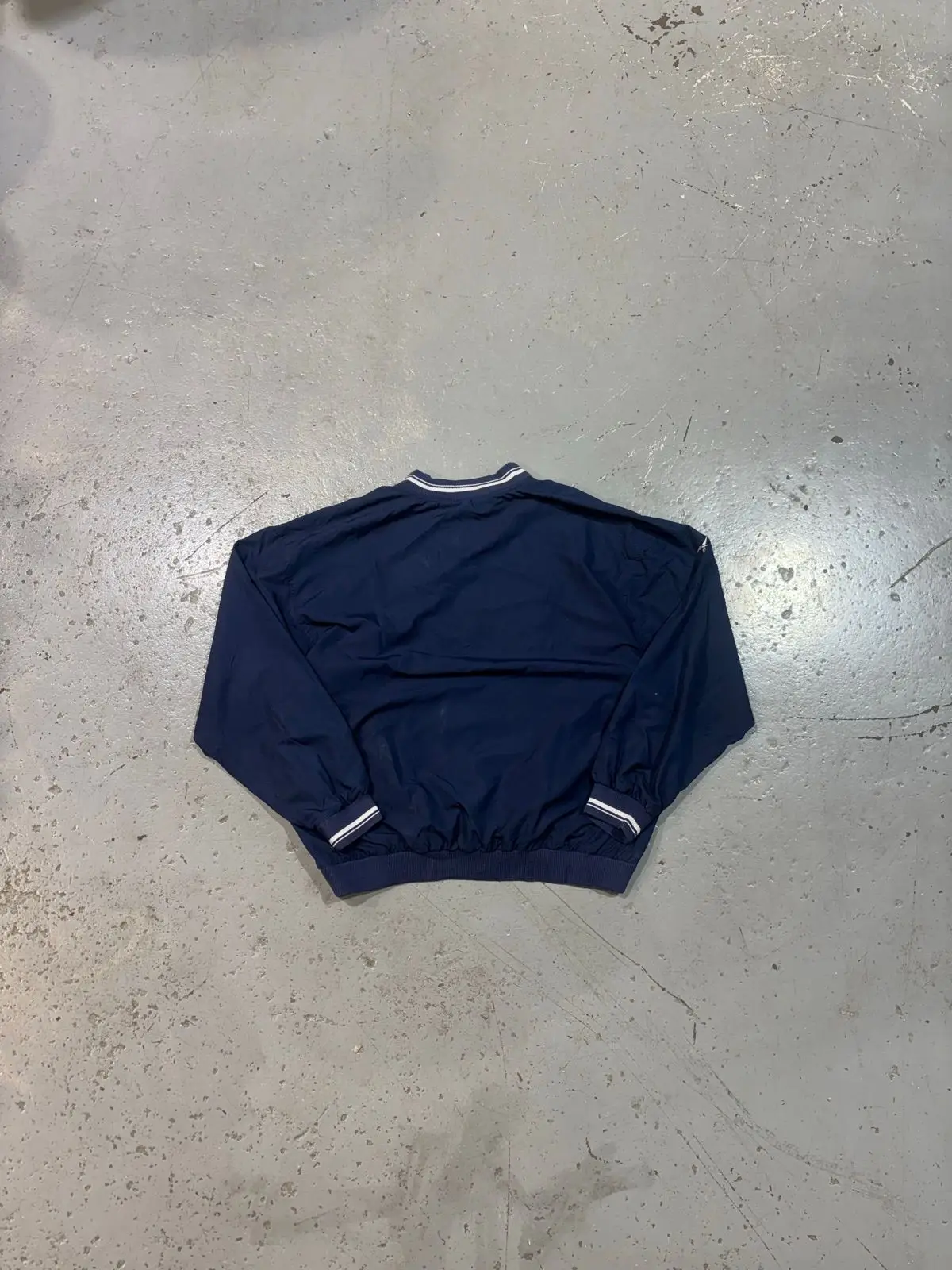 Reebok Spring Valley Baseball Windbreaker Jacket Navy Large